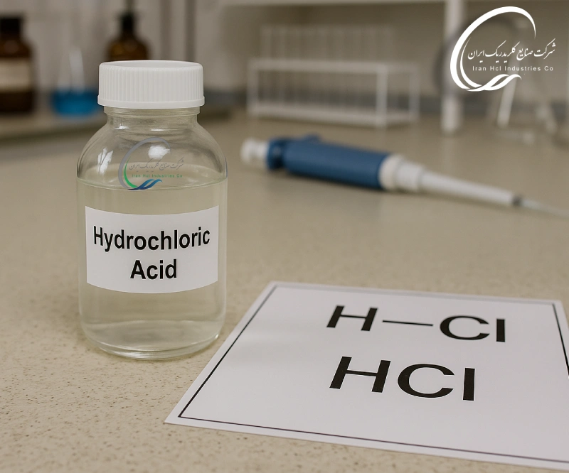 ساختار و فرمول شیمیایی اسید کلریدریک