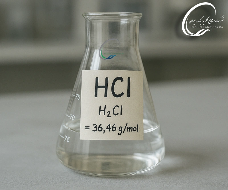 فرمول مولکولی و جرم مولکولی اسید کلریدریک