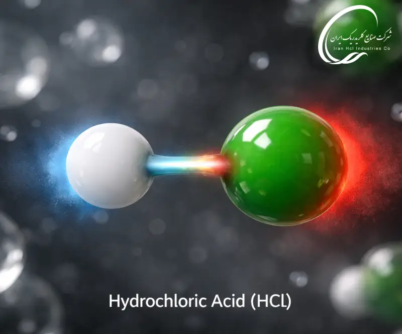 لحظه دوقطبی مولکول اسید کلریدریک (قطبیت مولکولی)